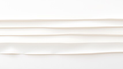 Poster - Minimalist design of white paper layers creating subtle shadows and elegant lines