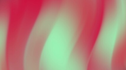 Aufkleber - Abstract Video: Blurry Red and Green Gradient Waves Flowing Smoothly