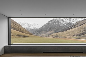 Wall Mural - Mountain View Interior