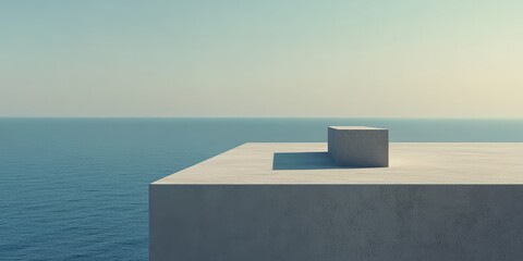 Wall Mural - Coastal Concrete Platform