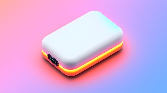 Folded Box Sleeve Design on Pastel Background