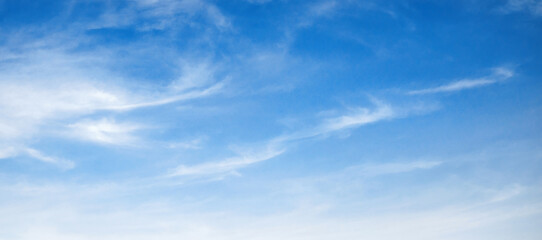 Wall Mural - clear blue sky with clouds