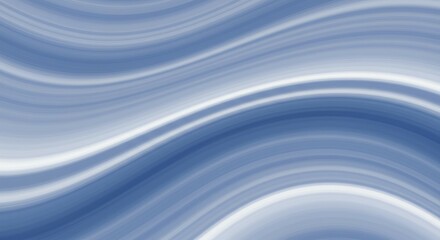 Aufkleber - Abstract Wavy Texture Background in Shades of Blue and White