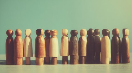 Poster - Visual representation of selective stakeholder strategy icon concept curated for effective relationship management