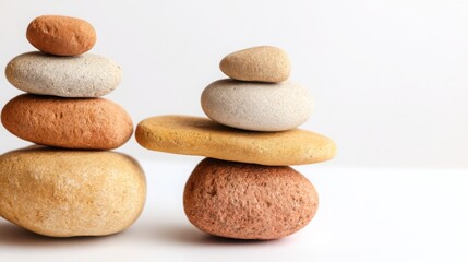 Poster - Smart stillness icon concept emphasizing less motion and more meaning in a realistic and engaging visual presentation