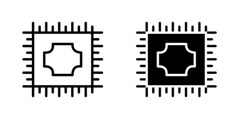 Fototapete - Chip icon sign symbol design.