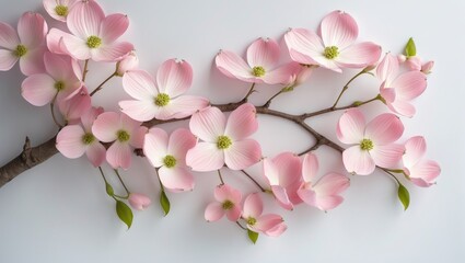 Poster - Flower-covered spring branch