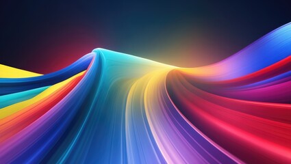 Leinwandbilder - Enhance your project by incorporating a striking grainy gradient background that fluidly combines colors into an abstract artwork.