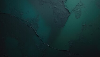 Poster - Elegant dark matte background featuring black, blue, and green abstract textures with space for artwork and vintage grunge style