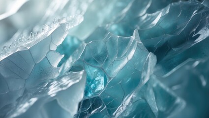 Poster - Ice Pattern and Texture for Background or Design