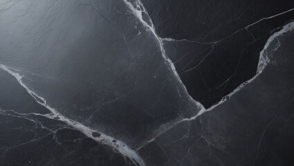 Poster - grey and black slate surface with glossy finish for interior and exterior wall tiles