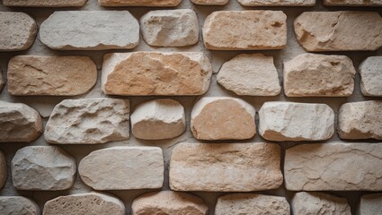 Poster - Detailed view of brick wall texture suitable for backgrounds or design purposes