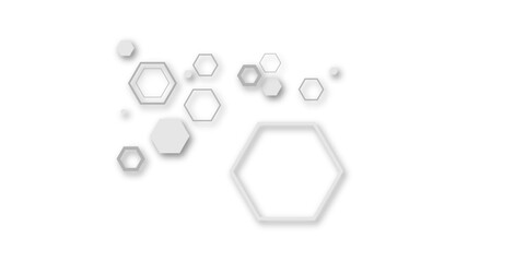 Wall Mural - Abstract background with lines .Background with hexagons . Geometric seamless texture white abstract background with hexagons.Futuristic honeycomb hexagon white background.	