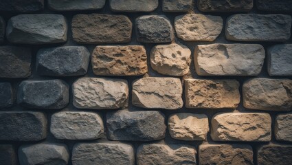 Aufkleber - Masonry textured white brick wall background