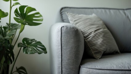 Aufkleber - Home comfort textiles featured in a sofa close-up