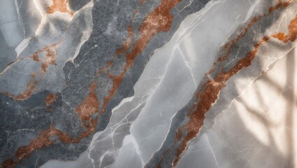 Poster - Luxurious marble pattern with rich hues and detailed textures