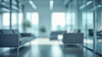 Poster - Modern Hospital Interior Blur