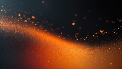 Poster - Dark modern wall with colorful gradient and grainy, blurred noise texture in vibrant hues