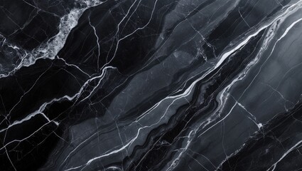 Aufkleber - Abstract background featuring black marble with natural textures