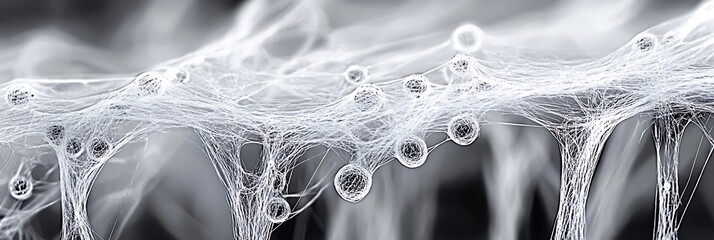 Delicate spiderweb intricate design