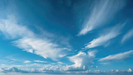 Wall Mural - colorful sky featuring cloud patterns and bright atmosphere