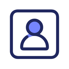 Poster - User Avatar Icon Representing Account Profile and Personalized Identity