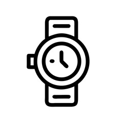 Poster - Wristwatch Icon Represents a Timepiece Accessory and Personal Timekeeping