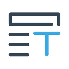 Poster - Paragraph Symbol Icon Representing Text Formatting and Document Structuring