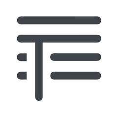 Poster - Paragraph Symbol Icon Representing Text Formatting and Document Structuring