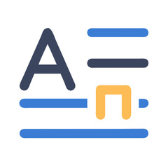 Poster - Text Alignment Tool Icon Representing Letter Spacing and Typography Adjustment