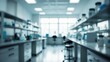 © CreativeBro - Abstract image of a contemporary laboratory with a blurred effect suitable for background