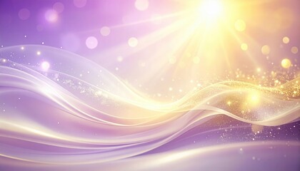 Poster - Ethereal light waves abstract background digital art vibrant environment atmospheric viewpoint serenity concept