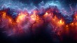 © istriyati - Fiery Nebula's Cosmic Clouds