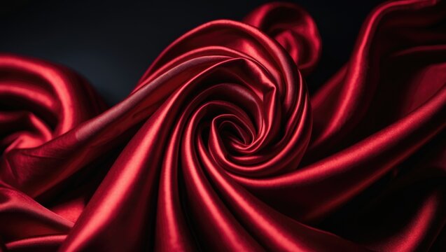 Red Textile Background Pattern