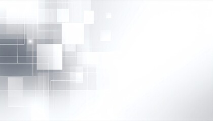 Poster - Abstract geometric shapes in soft grayscale create a modern, minimalistic background, ideal for digital designs and presentations