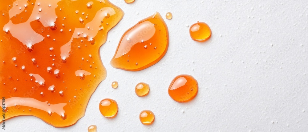 Delicious BBQ marinade splatters create a vibrant display, perfect for summer gatherings, enhancing the flavor of grilled meats and vegetables at outdoor parties