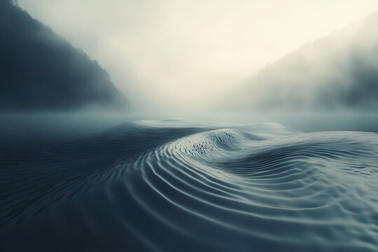misty glitch ripple dreamy swirl background