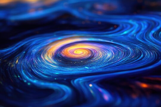 Haze and swirl neon, looping ripple background