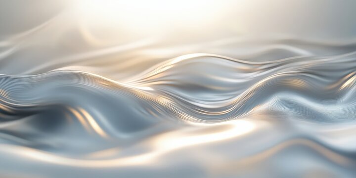 Dreamy shimmer lights, rippling blur in background