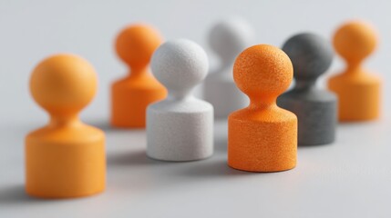 Poster - Conceptual illustration of adaptive trust node icon representing behavior-led credibility in digital environments