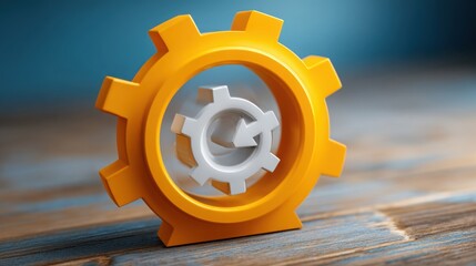 Poster - Dynamic ai conversion trigger icon concept showcasing timing-based call to action for strategic user engagement