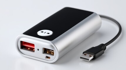 Poster - dual usb connection, a usb device plugged into another usb device for extended functionality