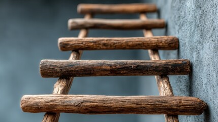 Poster - Conceptual representation of ai insight ladder icon highlighting data-driven opportunities for strategic business growth