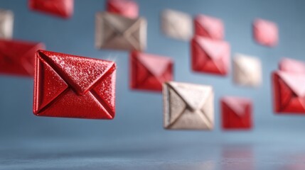 Poster - Ai-crafted message flow illustrated with automated persuasion icons representing modern communication strategies