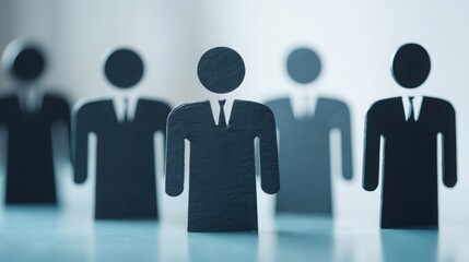 Poster - Subtle leverage icon concept illustrating the gentle power dynamics in business and personal relationships