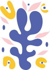 Naklejka na meble Abstract Groovy Flower