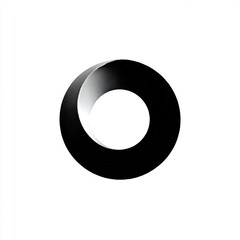 Poster - Abstract Circular Form with Gradient Shading for Creative Designs and Concepts