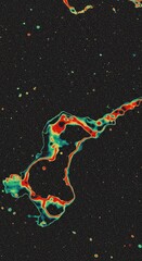 Wall Mural - vibrant nebula in deep space astronomy background with spectral color