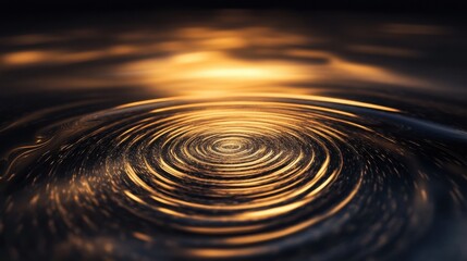Poster - Vapors ripple flicker, dreamy glows on the background