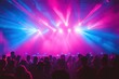 © Mykola - Dance Floor Lighting. Party with Music, DJ, and Energetic Crowd at Concert
